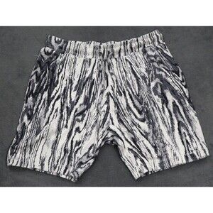 Twenty Montreal Men's Wood Grain 3D Knit Shorts Brown Beige Size S